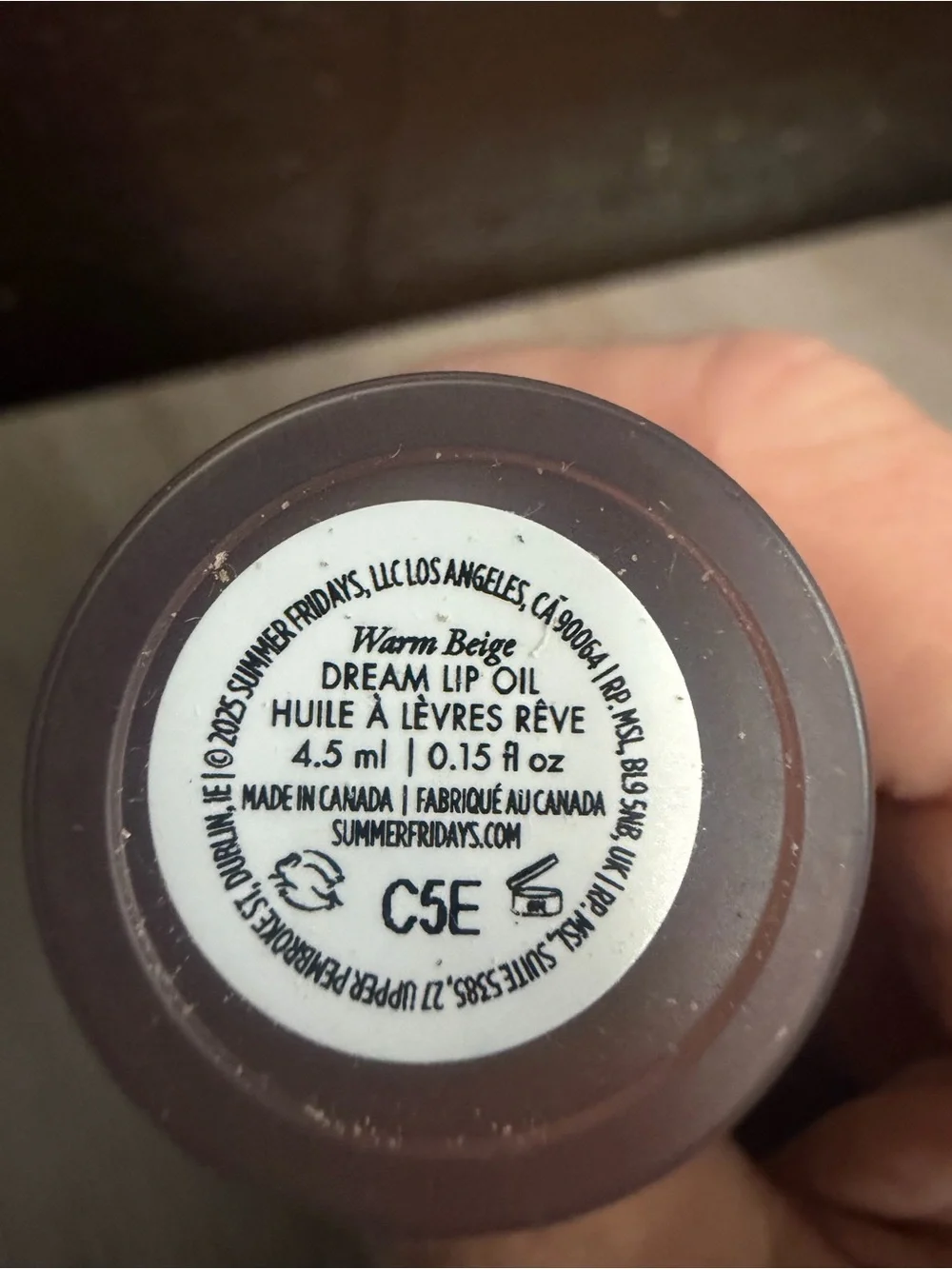 Summer Fridays Lip Oil - Warm Beige - 4.5 fl oz